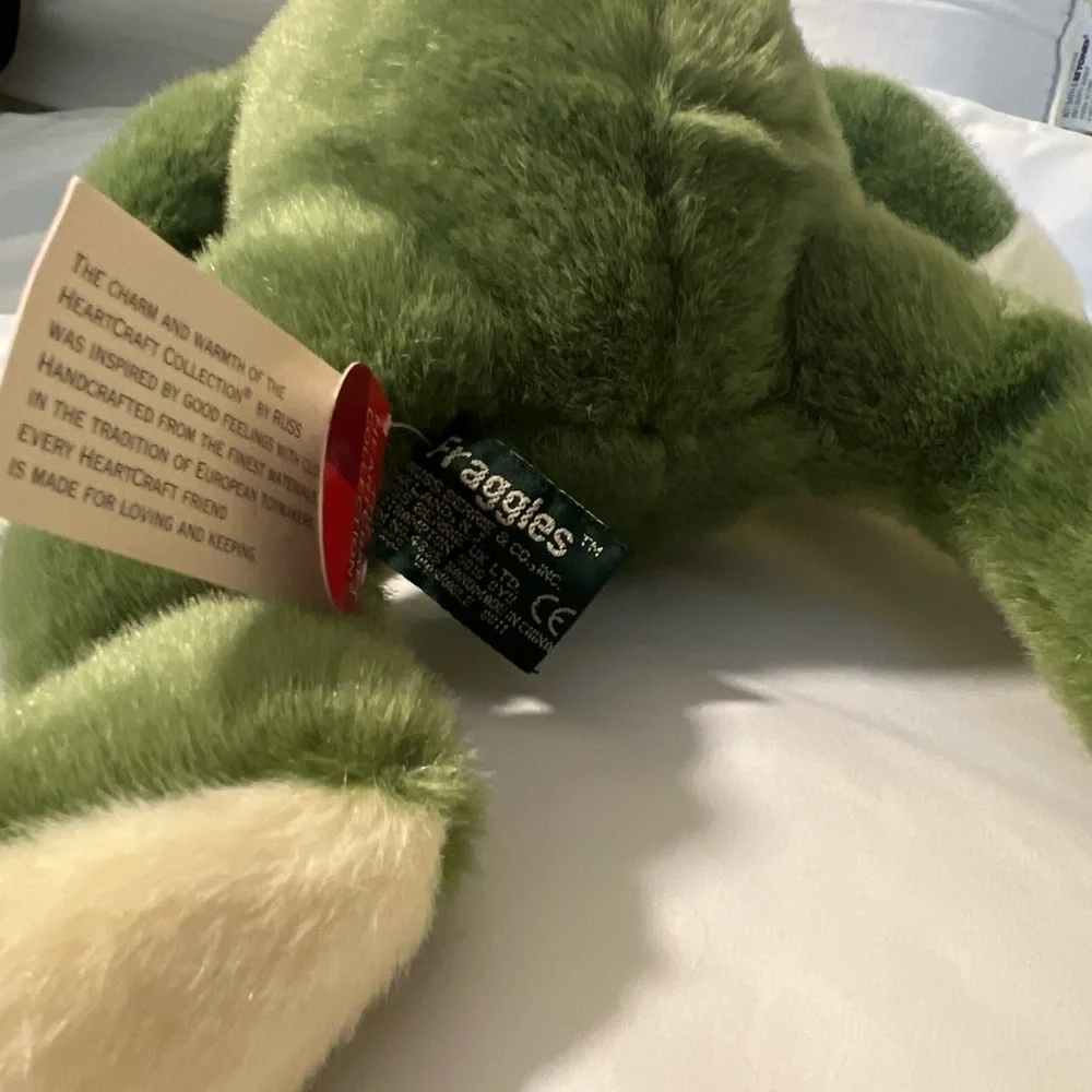 Russ Green Fraggles Frog Plush